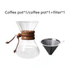 Pour Over Coffee Maker with Reusable Stainless Steel Filter Manual Coffee Dripper Brewer